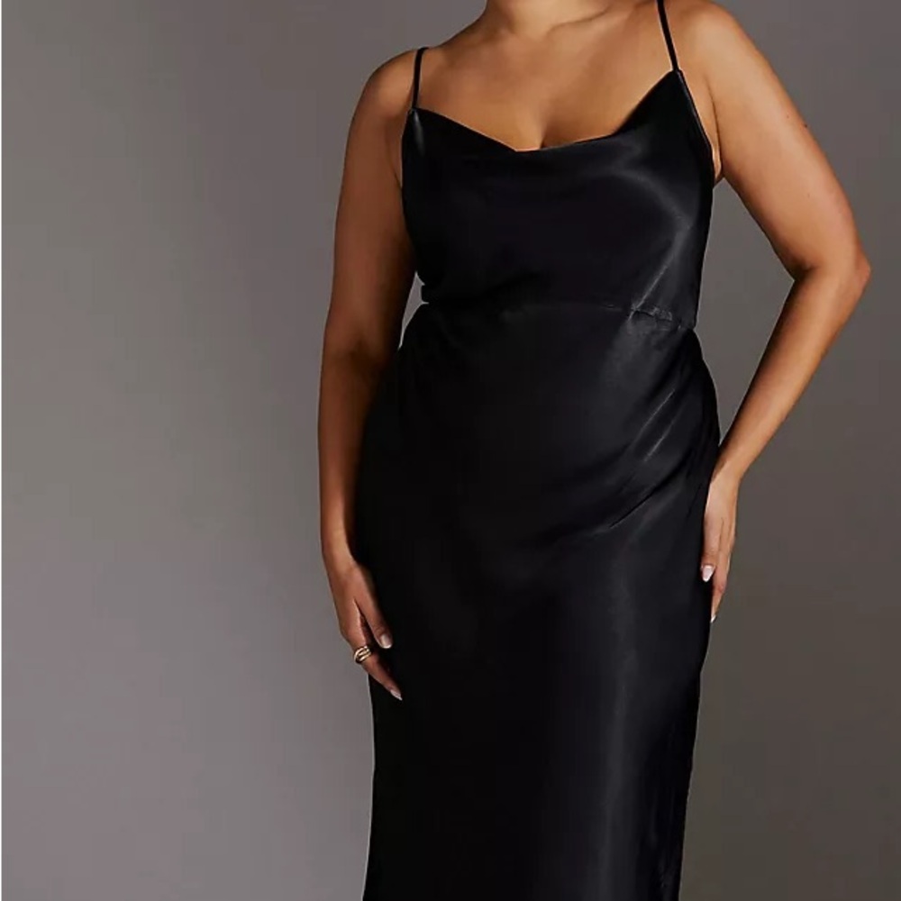 Anthropologie Elyse Bias Slip Dress